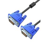 MDLSDE Cable Adaptador VGA a VGA, Macho a Macho 15 Pin Cable VGA 1,8M para Monitor Proyector Portátil Ordenador Televisión Negro