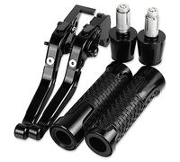 MDMDPYLCH Juego palancas Freno Embrague para Suzuki GSF600 GSF600S Bandit 2007-2015, Fácil instalación Palancas Freno Embrague Antideslizantes Empuñaduras Manillar,C