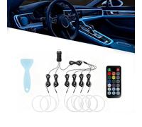 MDMDPYLCH Luz Ambiental Coche led Coche, para Skoda Rapid 2012-2020 Iluminacion RGB Coche con Control Remoto Múltiples Modos Iluminacion Coche Interior Kit