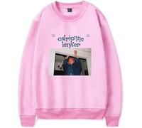 MDMLK Adrianne Lenker Bright Future 2024 Tour Sweatshirt Manga Larga Casual, Moda Estilo Estampado, Unisex, Urbano,Rosado,XS
