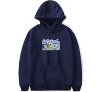 MDMLK Adrianne Lenker Bright Future Tour 2024 Sudadera Manga Larga Casual, Moda Estilo Estampado, Unisex, Urbano,Azul,M