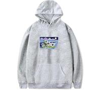 MDMLK Adrianne Lenker Bright Future Tour 2024 Sudadera Manga Larga Casual, Moda Estilo Estampado, Unisex, Urbano,Gris,4XL