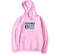 MDMLK Adrianne Lenker Bright Future Tour 2024 Sudadera Manga Larga Casual, Moda Estilo Estampado, Unisex, Urbano,Rosado,S