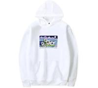 MDMLK Adrianne Lenker Bright Future Tour 2024 Sudadera Manga Larga Casual, Moda Estilo Estampado, Unisex, Urbano,Blanca,XXL
