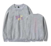 MDMLK Adrianne Lenker Bright Future Tour 2024 Sweatshirt Manga Larga Casual, Moda Estilo Estampado, Unisex, Urbano,Gris,XS