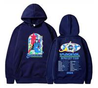 MDMLK Magdalena Bay Imaginal Mystery Tour 2025 Sudadera Manga Larga Casual, Moda Estilo Estampado, Unisex, Urbano,Azul,3XL