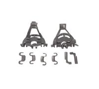 MDS Ersatzteile Rodamientos de montaje para estantes de cesta para lavavajillas Cesta inferior compatible con Bosch Siemens00428344 428344