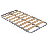 MDS MEJORDESCANSO - Somier de Láminas de Madera con Estructura de Acero | Medida: 90x180 cm | Refuerzo Central | Fabricación Española