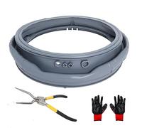 MDS47123605 - Junta de sellado para puerta de lavadora compatible con LG Kenmore Washer WM3470HVA, WM3770HWA, WM3370HWA, WM3570HWA, WM3575CW, repuesto de sello de goma para puerta de arandela
