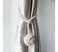 MDSIOKHJ Alzapaños para Cortinas 1 Uds. Abrazadera Creativa for Cortina, Accesorios Decorativos for el hogar y la habitación, Hebilla Simple for Ventana, Cuerda Hecha a Mano, Soporte for, Cilp(Beige)