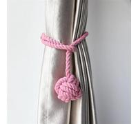 MDSIOKHJ Alzapaños para Cortinas 1 Uds. Abrazadera Creativa for Cortina, Accesorios Decorativos for el hogar y la habitación, Hebilla Simple for Ventana, Cuerda Hecha a Mano, Soporte for, Cilp(Pink)