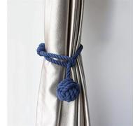 MDSIOKHJ Alzapaños para Cortinas 1 Uds. Abrazadera Creativa for Cortina, Accesorios Decorativos for el hogar y la habitación, Hebilla Simple for Ventana, Cuerda Hecha a Mano, Soporte for, Cilp(Blue)