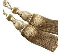 MDSIOKHJ Alzapaños para Cortinas 1 Uds. Cuerda for Atar Cortinas, Accesorios creativos de decoración, Bola Colgante, Borla, Doble, Lazo, Cuerda con cordón, Gancho(2-1 PCS)