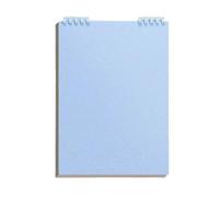 MDSIOKHJ Cuaderno Cuaderno de hojas sueltas con encuadernación en espiral gruesa, tamaño A5, 60 páginas, con líneas, for estudiantes, material escolar y de oficina.(SKY BLUE)