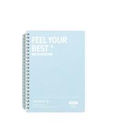 MDSIOKHJ Cuaderno Cuaderno espiral grueso A5 rosa con hojas perforadas y hojas sueltas for estudiantes, material de papelería for la escuela y la oficina.(SKY BLUE)