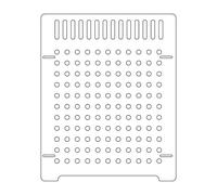 MDSIOKHJ Divisor para Acuario Divisor Transparente Grande con Ventosa for Acuario, Accesorio for Peces de Lucha, Placa Aislamiento for la eclosión(16x17.5cm)