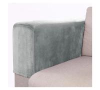 MDSIOKHJ Fundas para Reposabrazos De Sofá Plush Velvet Sofa Armrest Cover For Living Room Stretch Solid Arm Protector Armchair Couch Removable 2 Pieces Four Seasons(Color-01)