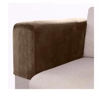 MDSIOKHJ Fundas para Reposabrazos De Sofá Plush Velvet Sofa Armrest Cover For Living Room Stretch Solid Arm Protector Armchair Couch Removable 2 Pieces Four Seasons(Color-04)