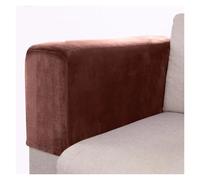 MDSIOKHJ Fundas para Reposabrazos De Sofá Plush Velvet Sofa Armrest Cover For Living Room Stretch Solid Arm Protector Armchair Couch Removable 2 Pieces Four Seasons(Deep Purple)
