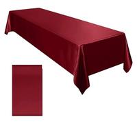 MDSIOKHJ Mantel De Raso Mantel Rectangular de satén for Banquete Bodas