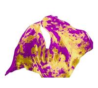 MDSIOKHJ Pañuelo De Seda Para Danza Del Vientre Velos de seda for danza del vientre, velo color tie-dye, bufanda auténtica for mujer, velos(Yellow,XXL-400X114cm)