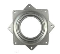 MDSIOKHJ Reemplazo De Taburete Giratorio Cuadrado Base giratoria for Asiento de Barco con rodamiento Lazy Susan 3/4 Pulgada, Resistente, Placa 360 Grados(4 Inch)