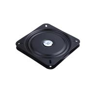 MDSIOKHJ Reemplazo De Taburete Giratorio Cuadrado Placa de Repuesto con rodamiento Bolas for Asiento Giratorio 6 Pulgadas y 360 Grados, Base Hardware Montaje Universal