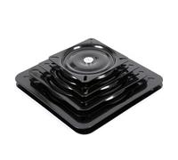 MDSIOKHJ Reemplazo De Taburete Giratorio Cuadrado Placa de Silla giratoria, Asiento Marino Pesca, Placa 360 Grados, Muebles giratorios Totalmente Lisa, rodamiento Bolas Acero Giratorio(10inch)