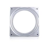 MDSIOKHJ Reemplazo De Taburete Giratorio Cuadrado Placa giratoria de Acero galvanizado Metal Cuadrado 6 Pulgadas for TV, Escritorio, Plato Giratorio Lazy Susan, rodamiento