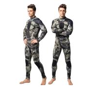MDSIOKHJ Traje De Buceo Traje de Buceo de Neopreno de 3 mm for Hombre, con Cremallera en la Espalda, Mangas largas, Talla Grande, for Pesca submarina, for Hombre, for Surf(Green,M)