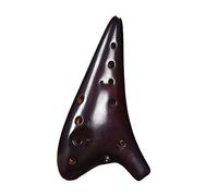 mdtep Instrumento musical chino Ocarina de doce hoyos instrumento musical principiante práctico ocarina (color: negro)