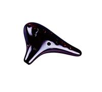 mdtep Instrumento musical de 12 agujeros Alto C Profesional de Quemadura Ahumada Regalos Flauta de cerámica Ocarina para principiantes, estilo submarino práctico ocarina (tamaño: 16 x 10)