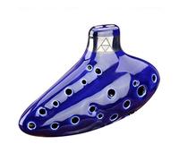 mdtep Instrumento Ocarina de 16 agujeros, instrumento profesional de ocarina ocarina práctico (color azul)