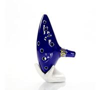 mdtep Ocarina de 12 agujeros, instrumento de cerámica regalo para principiantes profesionales práctico ocarina (color: 6)