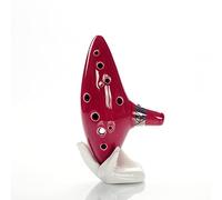 mdtep Ocarina de 12 agujeros, instrumento de cerámica regalo para principiantes profesionales práctico ocarina (color: 1)