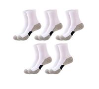 MDWZH Calcetines Invierno 5 Pares De Calcetines Casuales For Botas Suaves Y Cómodos For Deportes De Invierno For Hombres Y Mujeres Calcetines Térmicos(White)
