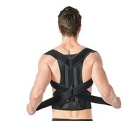 MDWZH Faja lumbar correctora de postura con soporte completo de espalda y descompresión Negro XL