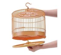MDWZH Jaulas para Pajaros Portadores Redondos para Pájaros, Jaulas Creativas Colgantes, Productos Retro para Mascotas, Jaula De Vuelo para Patio Trasero Jaula para Periquitos
