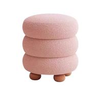 MDXHKK Banco Bajo Simple, Taburetes Que Cambian De Zapato, Salas De Estar Otomana, Taburetes De Pie para Pasillos De Entradas, Habitaciones, Centros Comerciales, Oficinas,Pink