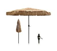 MDXVRKYBC Sombrillas Hawaiana Terraza Exterior con Diámetro De 270 Cm, Sombrillas Jardin Grandes Sombrilla Playa De Paja, Sin Base, Parasol Terraza Exterior para Jardín, Playa, Terraza