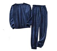 MdybF Pijama de Invierno Hombre Pantalones De Otoño Masculino E Invernal De Pijamas De Manga Larga-05-Xxxl