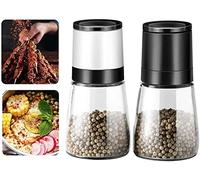 MDybf Pimienta Amoladora Manual Pimienta condimento Botella Pimienta Negra Grano Cocina Utensilios Amoladora Botella de Grano de Pimiento del hogar Botella