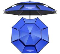 MDybf Sombrillas for Exteriores Paraguas Impermeable de Tela Oxford Gruesa for Patio, Parasol Universal de 360 °, Fácil de Instalar 2m