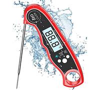 MDybf Termómetros de Carne, Termómetro de cocción de Lectura instantánea 2S con Punta de 4,7 "de Largo, luz de Fondo LCD, for freír petroleros Barbacoa Leche de Parrilla