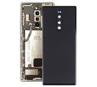 MDYH JBC Tapa Trasera de batería TTYHK para Sony Xperia 1 / Xperia XZ4 (Color : Black)