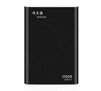 MDYHMC SJT ATT EXTRAÑO 250 GB 2,5 Pulgadas USB 3.0 de Alta Velocidad de transmisión de Shell Ultrafina del Metal Ligero móvil Unidad de Disco Duro (Negro) (Color : Black)