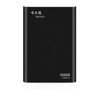 MDYHMC SJT ATT EXTRAÑO 500 GB de 2,5 Pulgadas USB 3.0 de Alta Velocidad de transmisión de Shell Ultrafina del Metal Ligero móvil Unidad de Disco Duro (Negro) (Color : Black)