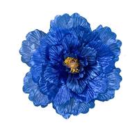 MDYTPT Golden Peony Flower Prop Dance Prop Simulation Peony Flower Sports Meeting The Opening Ceremony Admisión Prop Dance Hand Flower (Azul, 60 cm)