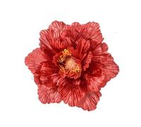 MDYTPT Golden Peony Flower Prop Dance Prop Simulation Peony Flower Sports Meeting The Opening Ceremony Admisión Prop Dance Hand Flower (Rojo, 40 cm)