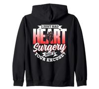 Me Acaban De Operar del Corazón ¿Cuál Es Tu Excusa Paciente Sudadera con Capucha